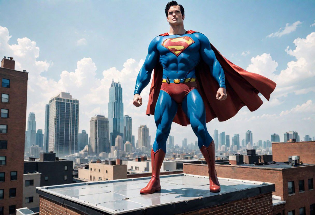 Lexica - superman as cartoon